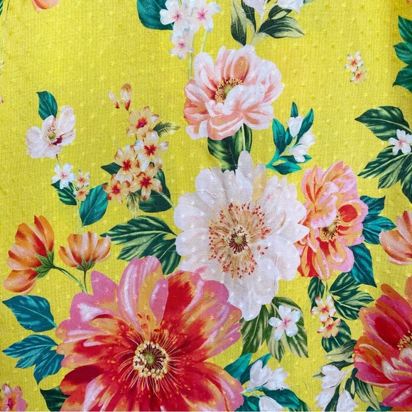 FARM RIO Floral Flutter Sleeve Faux Wrap V Neck Samara Maxi Dress SOLD - Picture 14 of 15